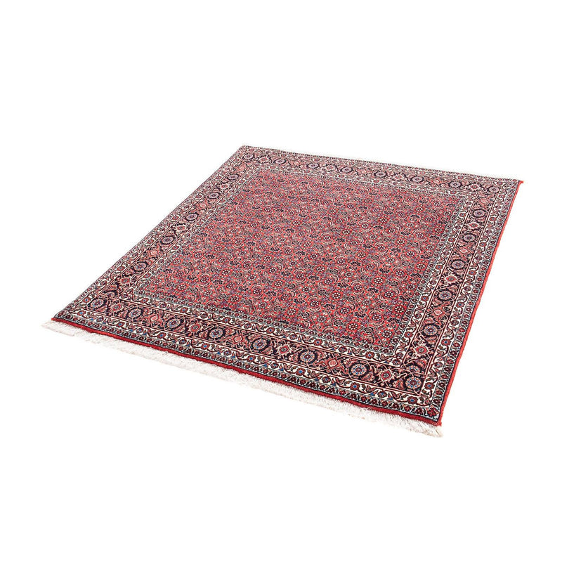 Alfombra persa - Bidjar cuadrado  - 126 x 124 cm - rojo