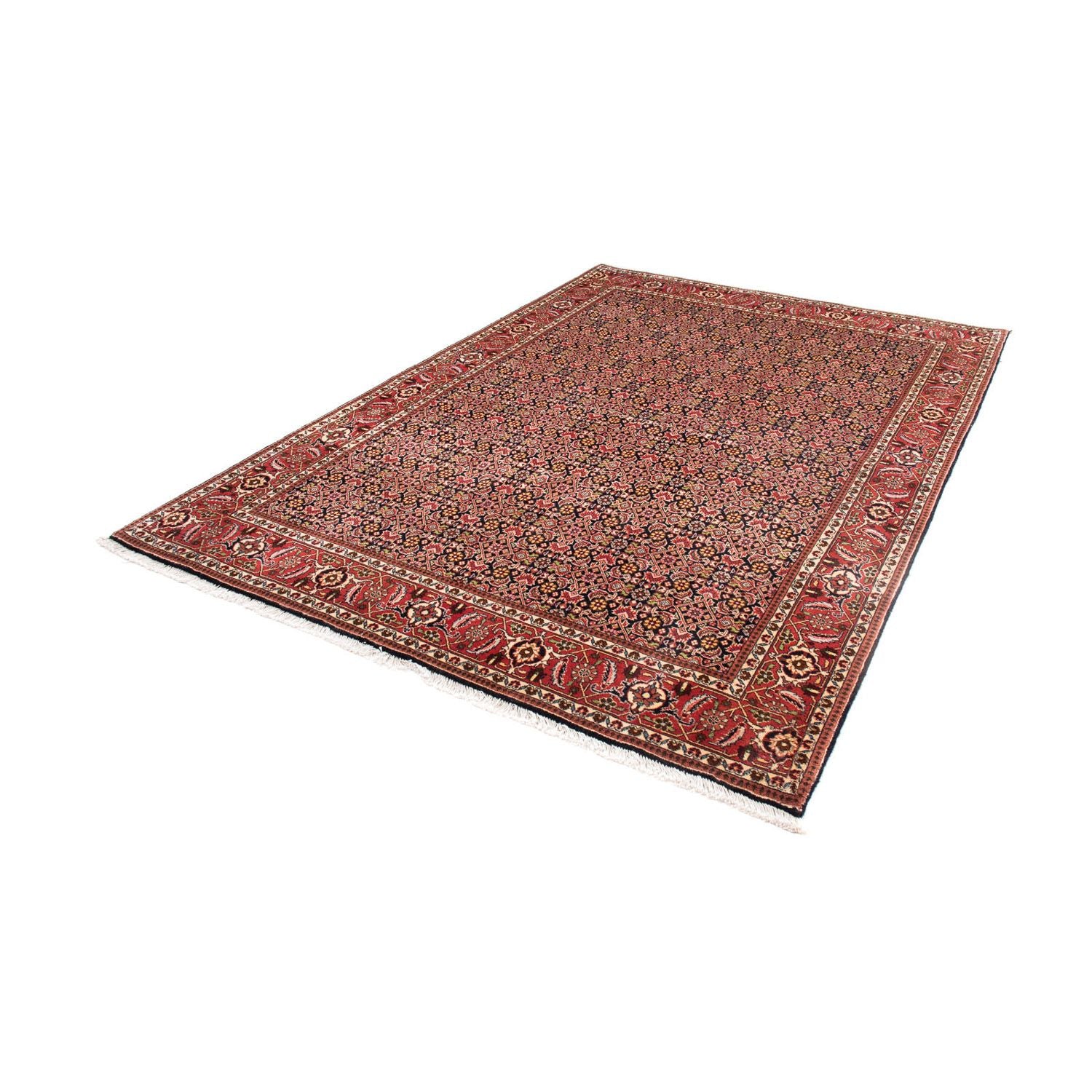 Alfombra persa - Bidjar - 252 x 173 cm - rojo claro
