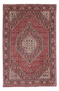 Alfombra persa - Bidjar - 170 x 110 cm - rojo