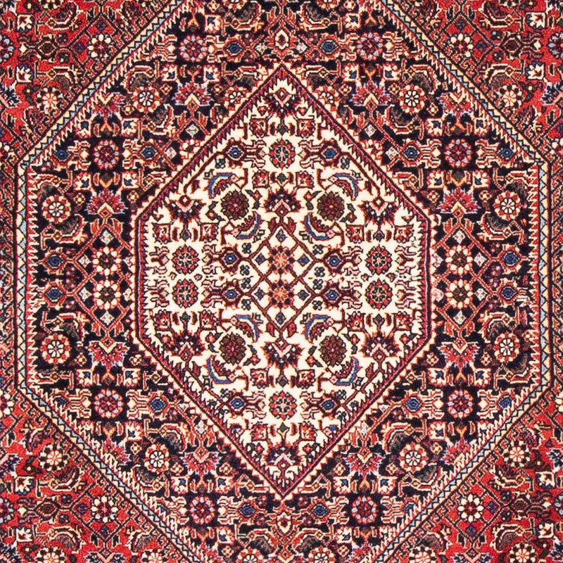Alfombra persa - Bidjar - 170 x 110 cm - rojo