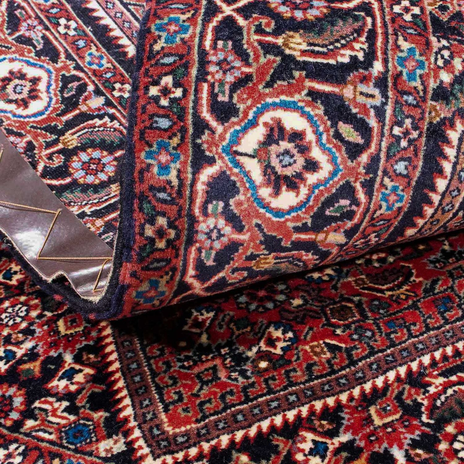 Alfombra persa - Bidjar - 170 x 110 cm - rojo
