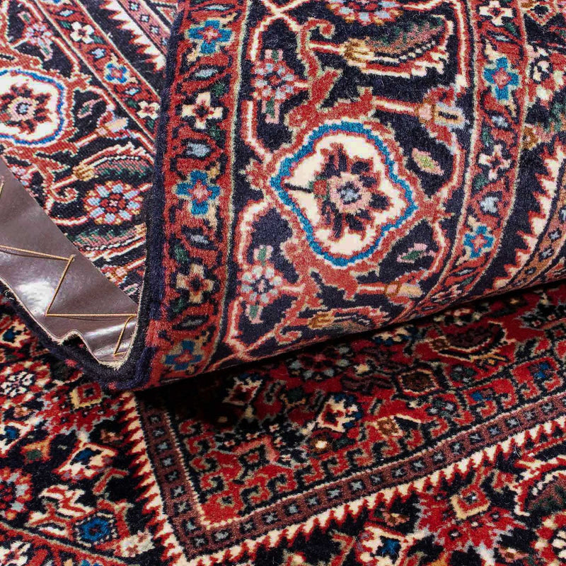 Alfombra persa - Bidjar - 170 x 110 cm - rojo