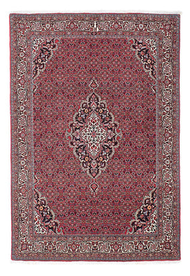 Alfombra persa - Bidjar - 220 x 153 cm - rojo