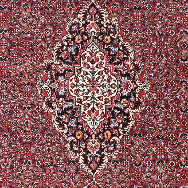 Alfombra persa - Bidjar - 220 x 153 cm - rojo