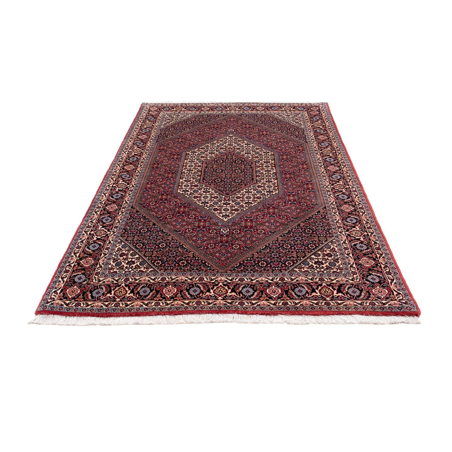 Alfombra persa - Bidjar - 207 x 132 cm - rojo