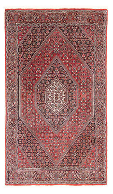 Alfombra persa - Bidjar - 182 x 111 cm - rojo