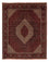 Alfombra persa - Bidjar - 255 x 205 cm - rojo oscuro