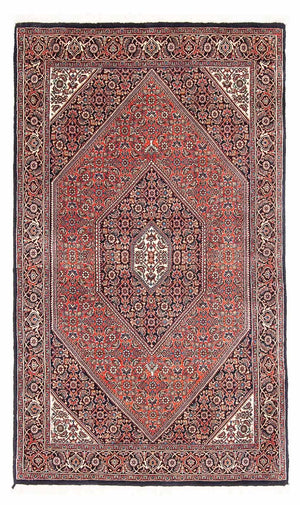 Alfombra de pasillo Alfombra persa - Bidjar - 178 x 107 cm - rojo