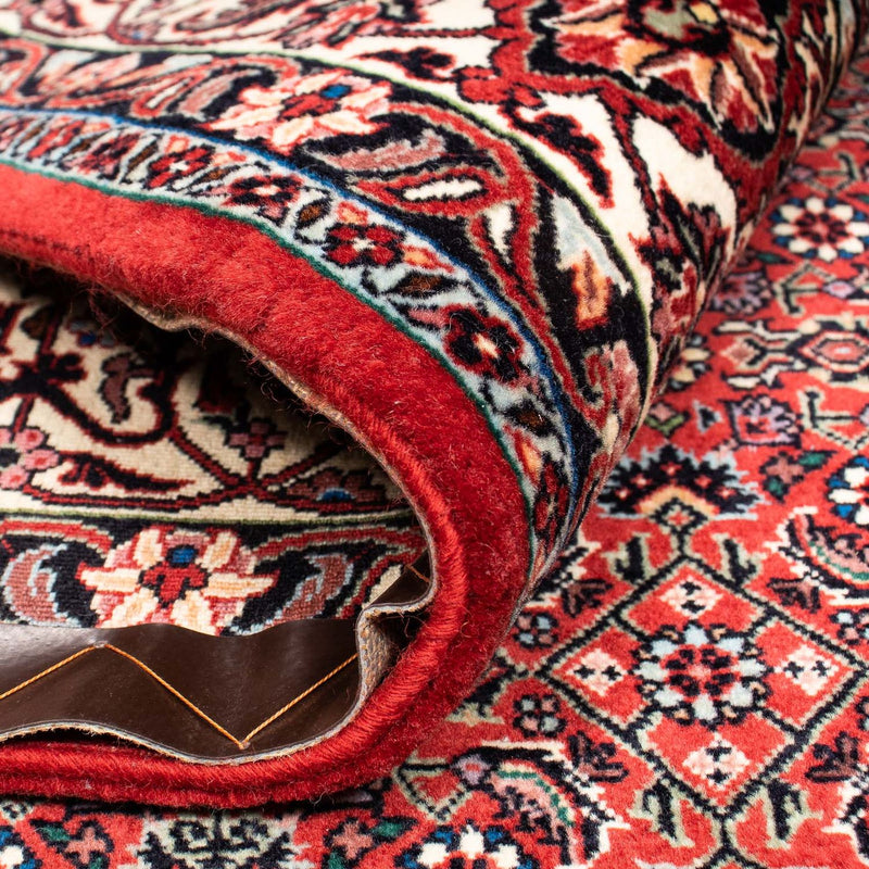 Alfombra persa - Bidjar - 252 x 205 cm - rojo oscuro