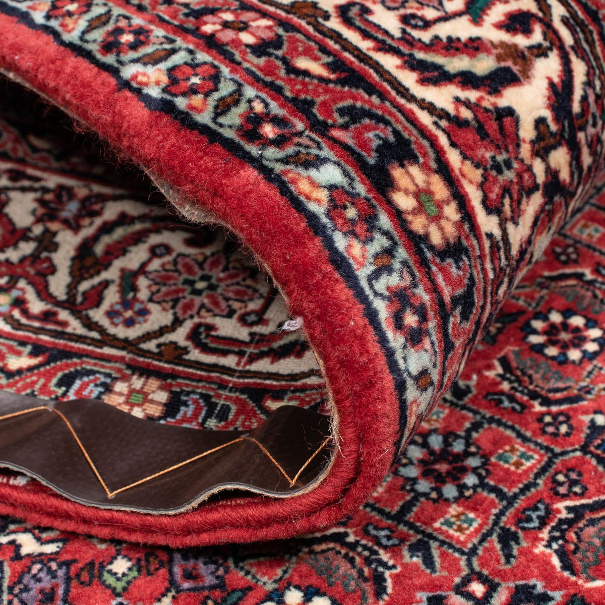 Alfombra persa - Bidjar - 215 x 133 cm - rojo