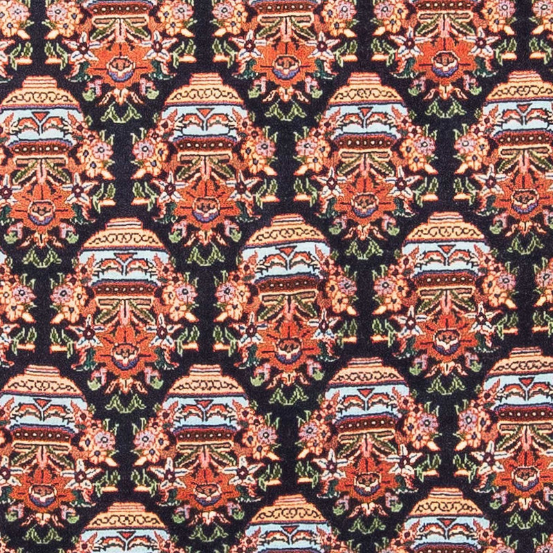 Alfombra persa - Bidjar - 125 x 82 cm - azul oscuro