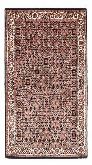 Alfombra persa - Bidjar - 148 x 80 cm - azul oscuro