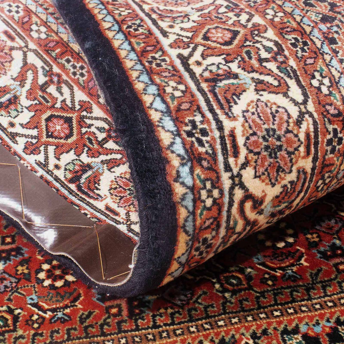 Alfombra persa - Bidjar - 150 x 84 cm - rojo