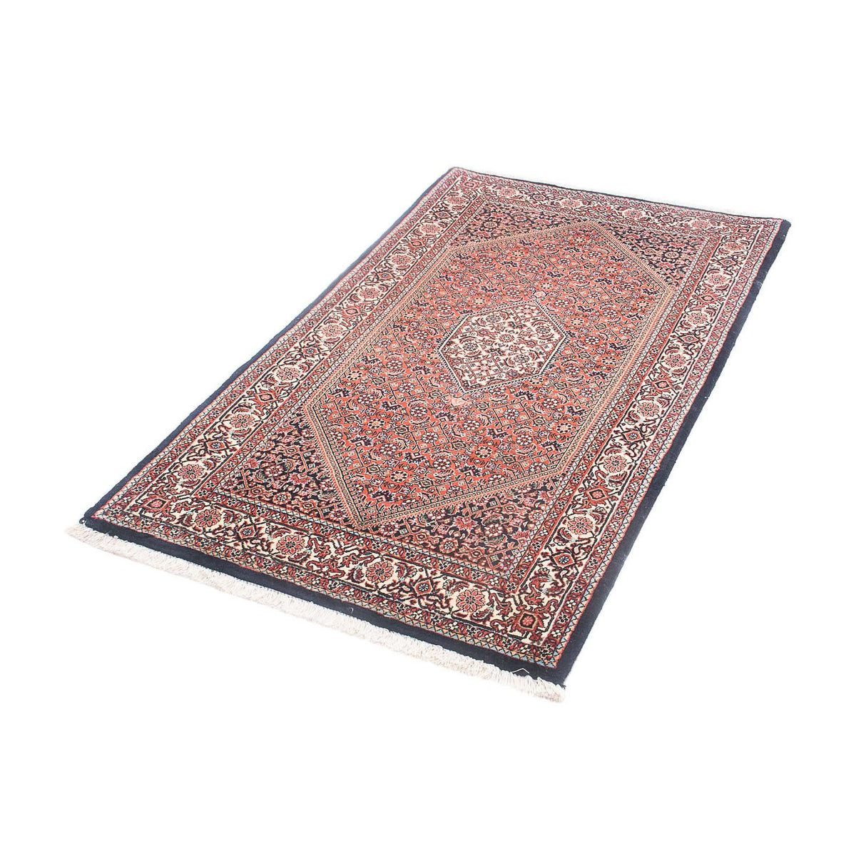 Alfombra persa - Bidjar - 150 x 84 cm - rojo