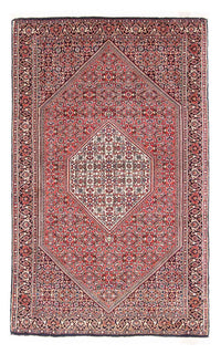 Alfombra persa - Bidjar - 154 x 87 cm - rojo