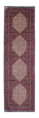 Alfombra de pasillo Alfombra persa - Bidjar - 289 x 83 cm - azul oscuro