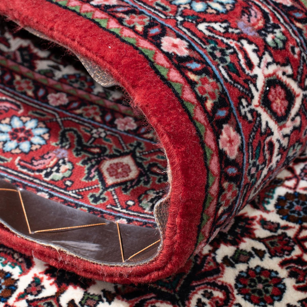 Alfombra de pasillo Alfombra persa - Bidjar - 319 x 84 cm - rojo