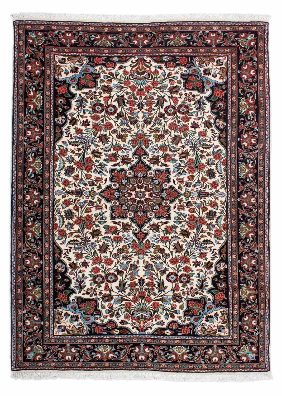 Alfombra persa - Bidjar - 200 x 137 cm - beige