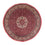 Alfombra persa - Bidjar redondo  - 155 x 155 cm - rojo oscuro