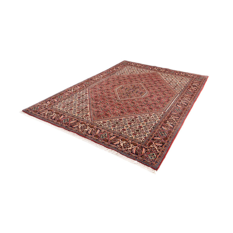 Alfombra persa - Bidjar - 251 x 173 cm - rojo oscuro
