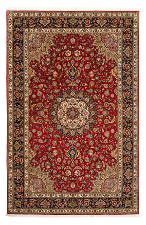 Alfombra Persa - Tabriz - Real - 300 x 202 cm - rojo oscuro
