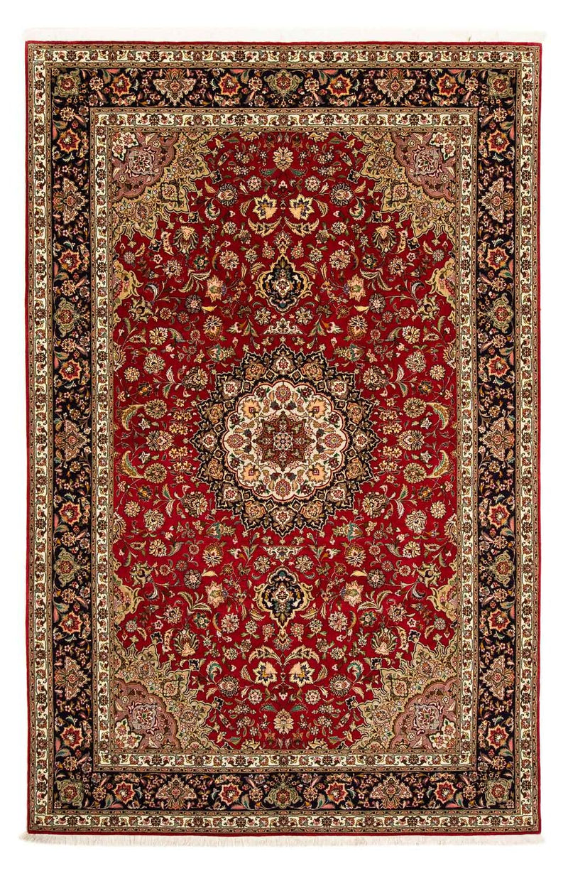 Alfombra Persa - Tabriz - Real - 300 x 202 cm - rojo oscuro
