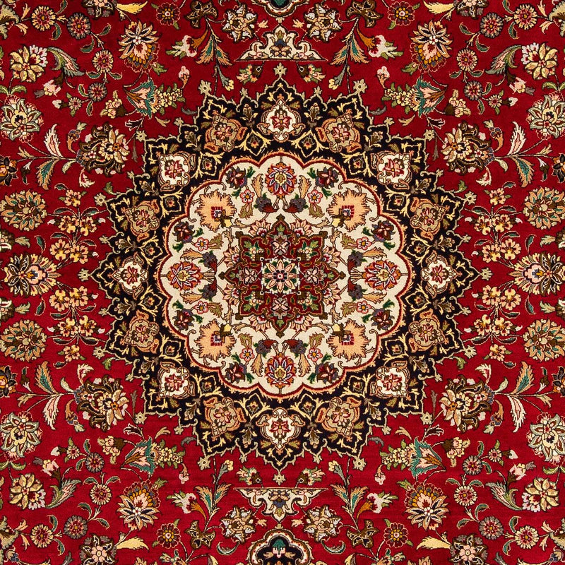 Alfombra Persa - Tabriz - Real - 300 x 202 cm - rojo oscuro