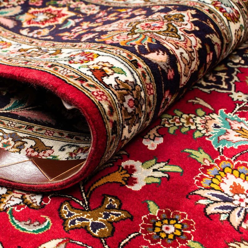 Alfombra Persa - Tabriz - Real - 300 x 202 cm - rojo oscuro