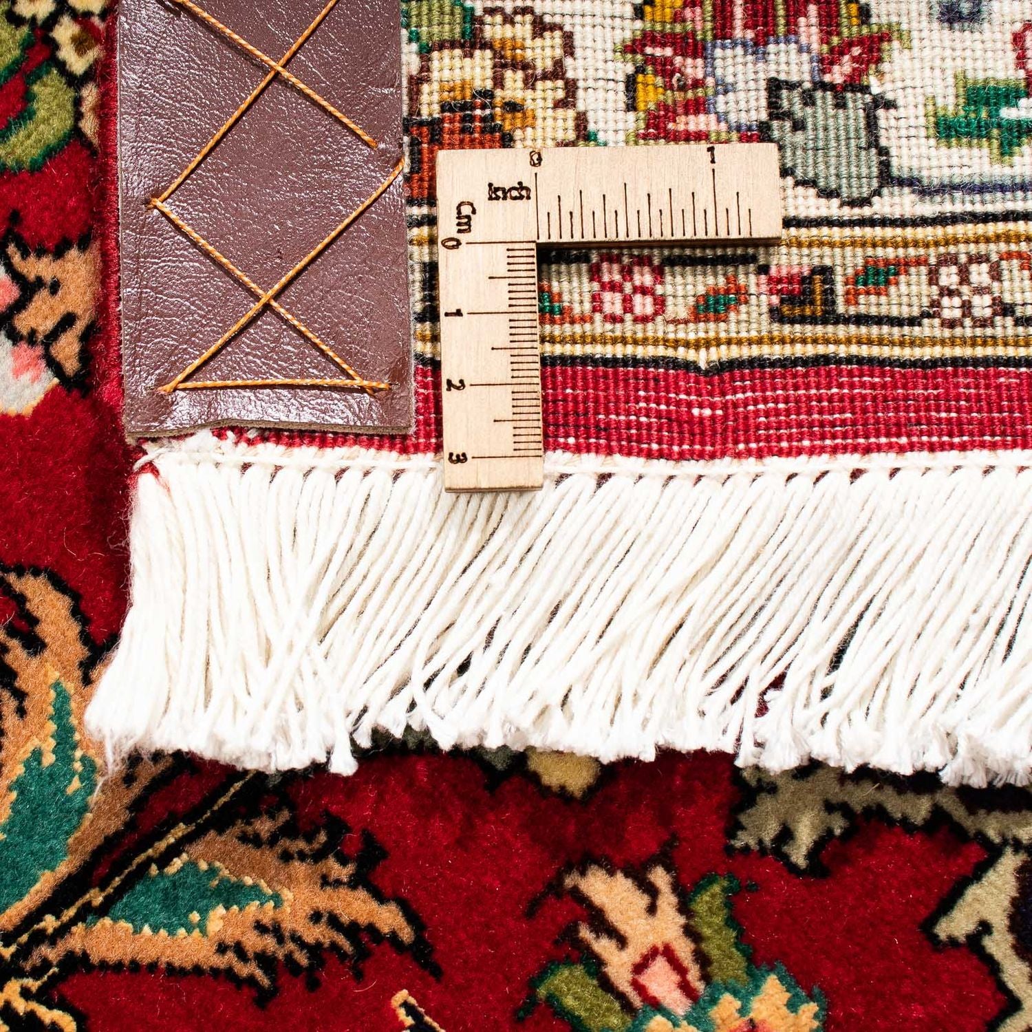 Alfombra Persa - Tabriz - Real - 300 x 202 cm - rojo oscuro