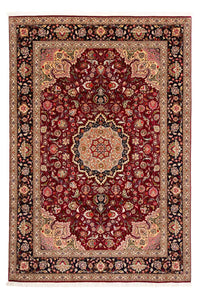 Alfombra Persa - Tabriz - Real - 300 x 202 cm - rojo oscuro