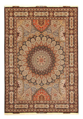 Alfombra Persa - Tabriz - Real - 343 x 250 cm - multicolor