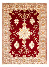 Alfombra Persa - Tabriz - Real - 402 x 298 cm - rojo oscuro