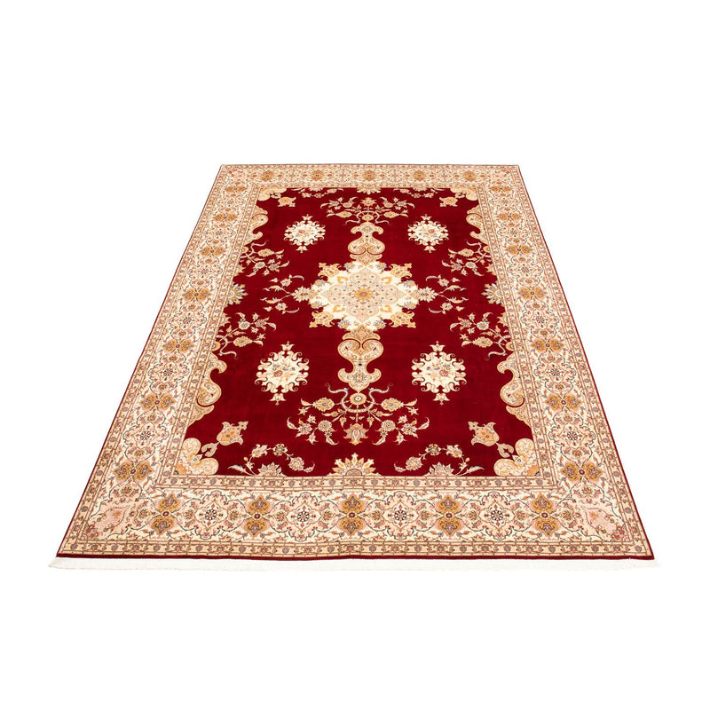 Alfombra Persa - Tabriz - Real - 402 x 298 cm - rojo oscuro