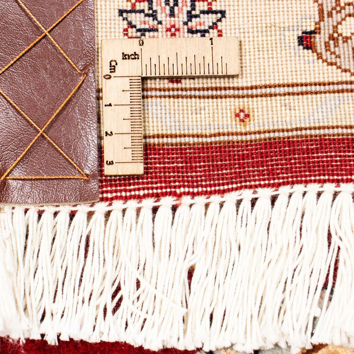 Alfombra Persa - Tabriz - Real - 402 x 298 cm - rojo oscuro