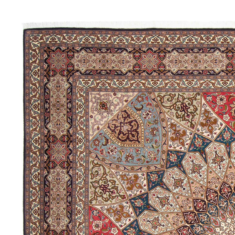 Alfombra Persa - Tabriz - Real cuadrado  - 253 x 251 cm - marrón claro