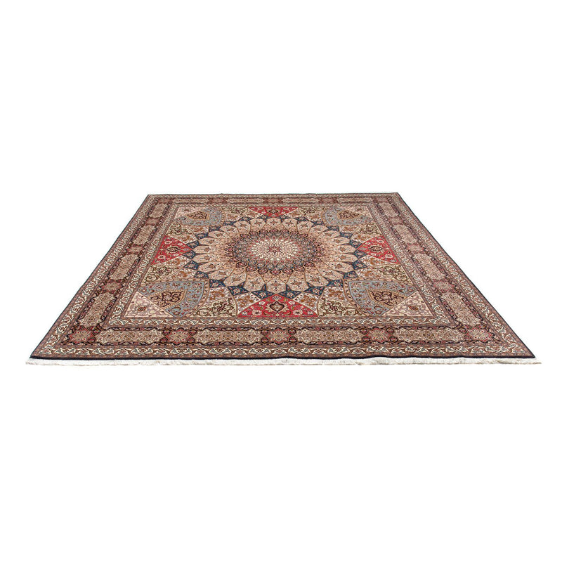 Alfombra Persa - Tabriz - Real cuadrado  - 253 x 251 cm - marrón claro