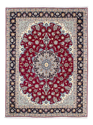 Alfombra Persa - Tabriz - Real - 207 x 155 cm - rojo oscuro