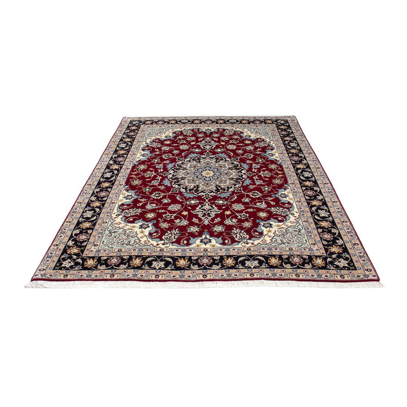 Alfombra Persa - Tabriz - Real - 207 x 155 cm - rojo oscuro