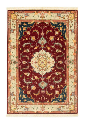 Alfombra Persa - Tabriz - Real - 150 x 101 cm - rojo