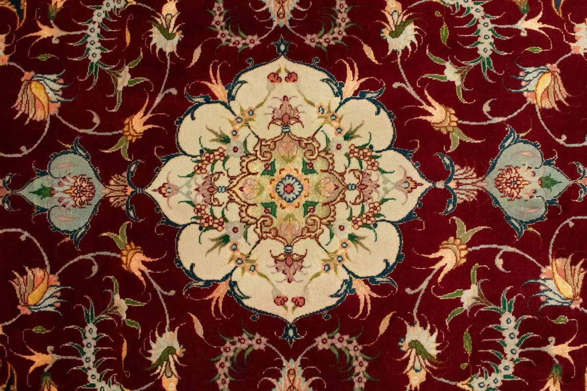 Alfombra Persa - Tabriz - Real - 150 x 101 cm - rojo