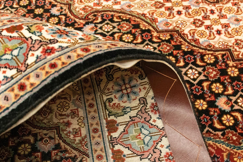 Alfombra Persa - Tabriz - Real - 155 x 100 cm - azul oscuro