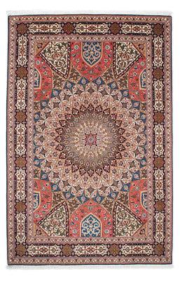 Alfombra Persa - Tabriz - Real - 252 x 167 cm - marrón claro