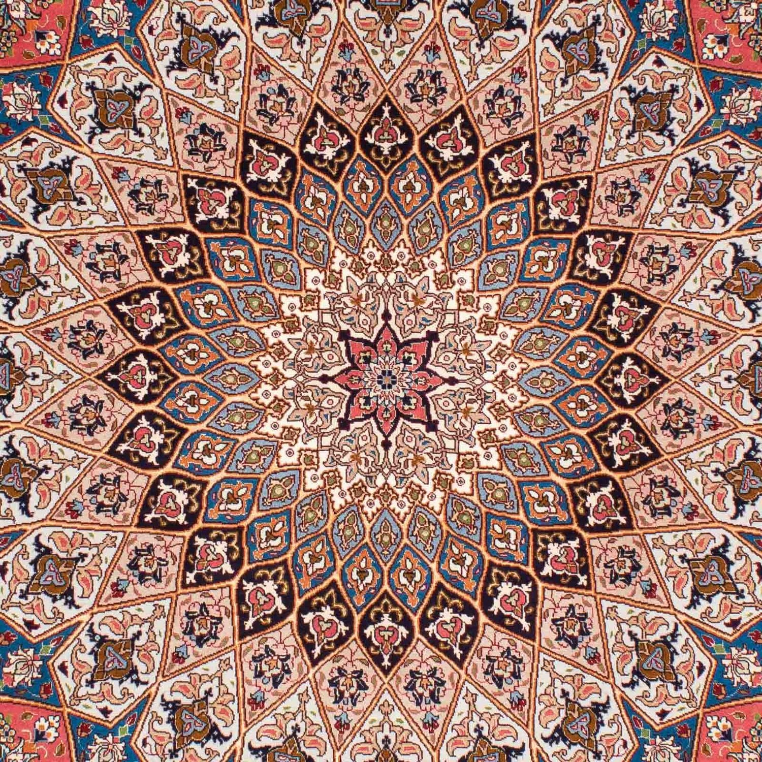 Alfombra Persa - Tabriz - Real - 252 x 167 cm - marrón claro