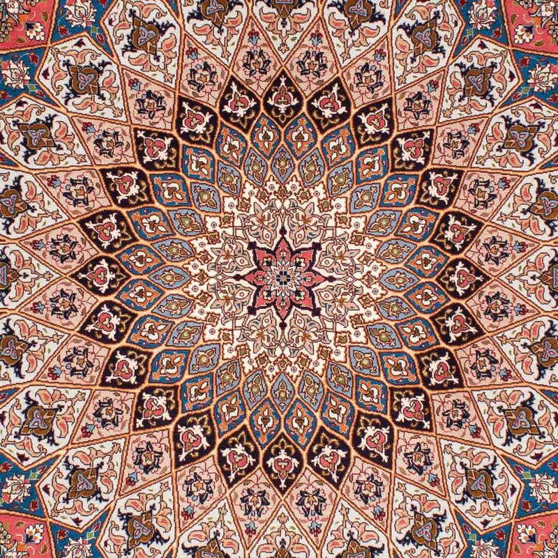 Alfombra Persa - Tabriz - Real - 252 x 167 cm - marrón claro