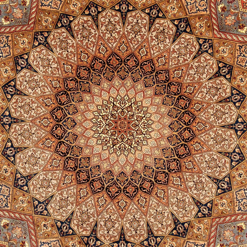 Alfombra Persa - Tabriz - Real - 352 x 252 cm - multicolor
