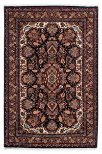 Alfombra persa - Bidjar - 210 x 133 cm - azul oscuro