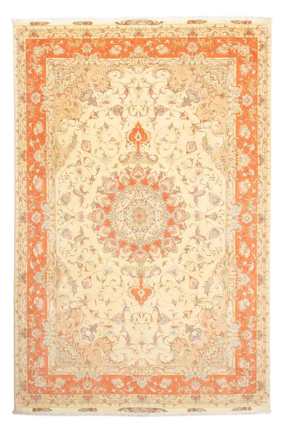 Alfombra Persa - Tabriz - Real - 300 x 202 cm - beige