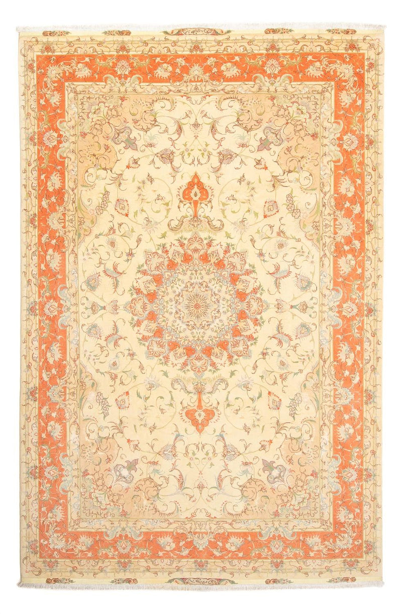 Alfombra Persa - Tabriz - Real - 300 x 202 cm - beige