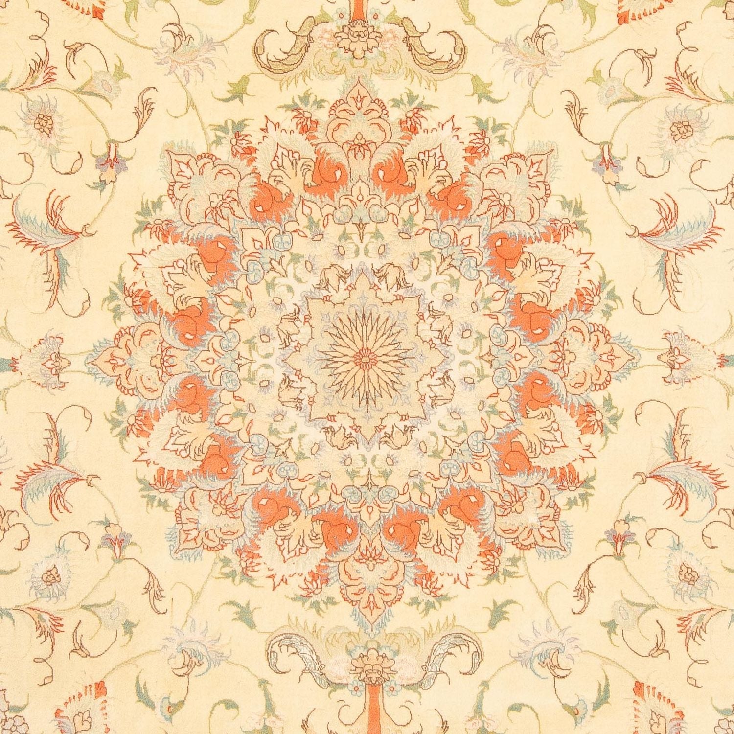 Alfombra Persa - Tabriz - Real - 300 x 202 cm - beige