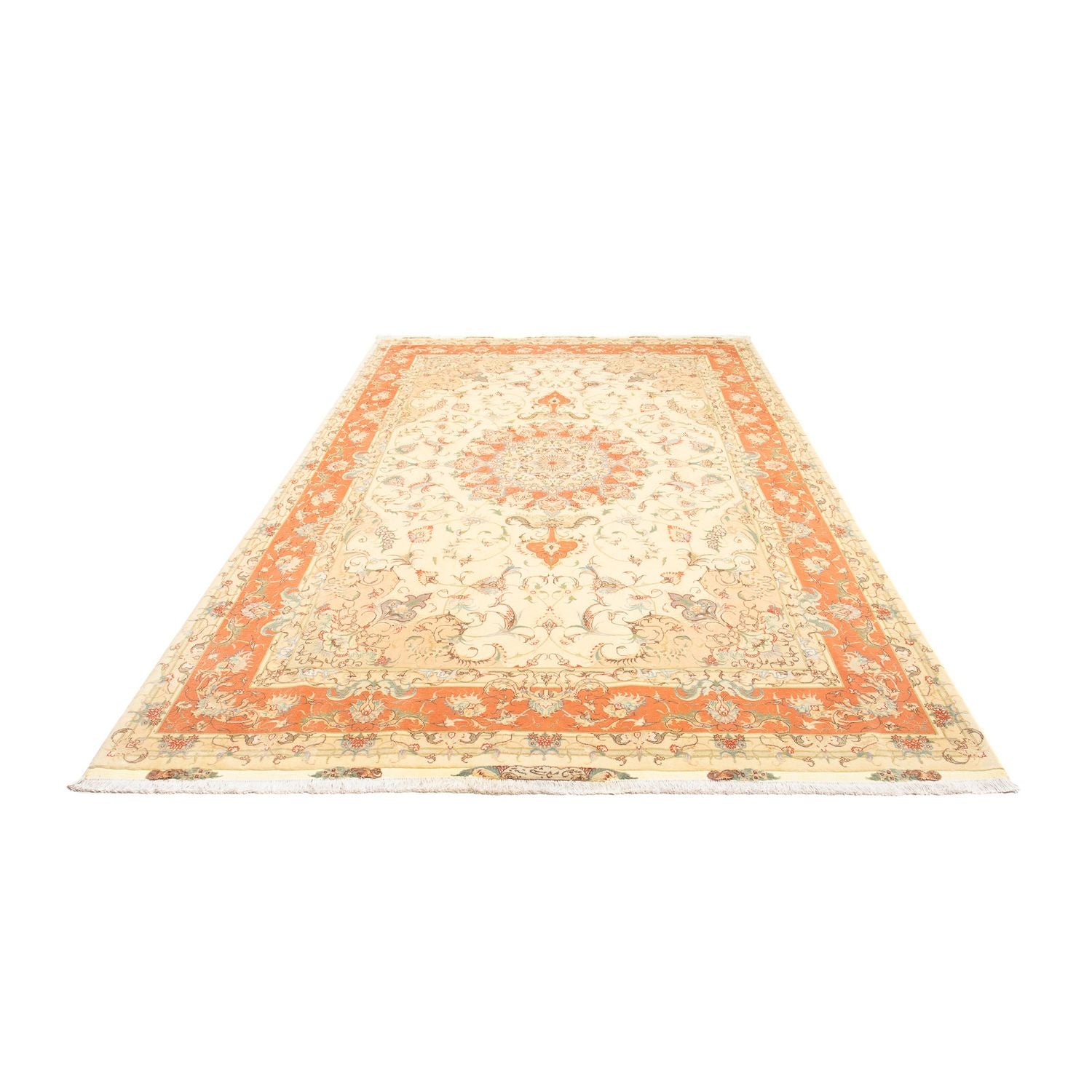Alfombra Persa - Tabriz - Real - 300 x 202 cm - beige